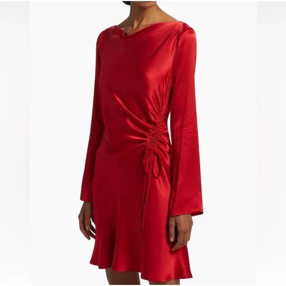 NWT Rails Alessandra Cowl Neck Mini Dress‎ in Scarlett Sz XL $238
